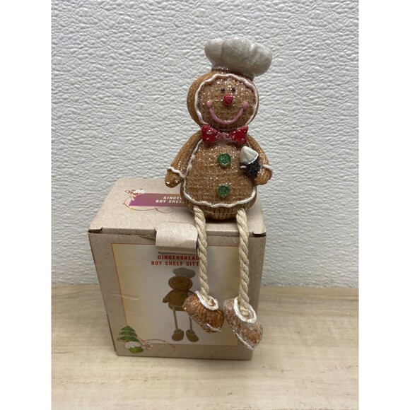 Cracker Barrel Other - Cracker Barrel Gingerbread Boy Shelf Sitter Figurine